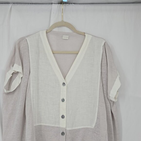 Poetry Linen Button-Down Top - Picture 4 of 10